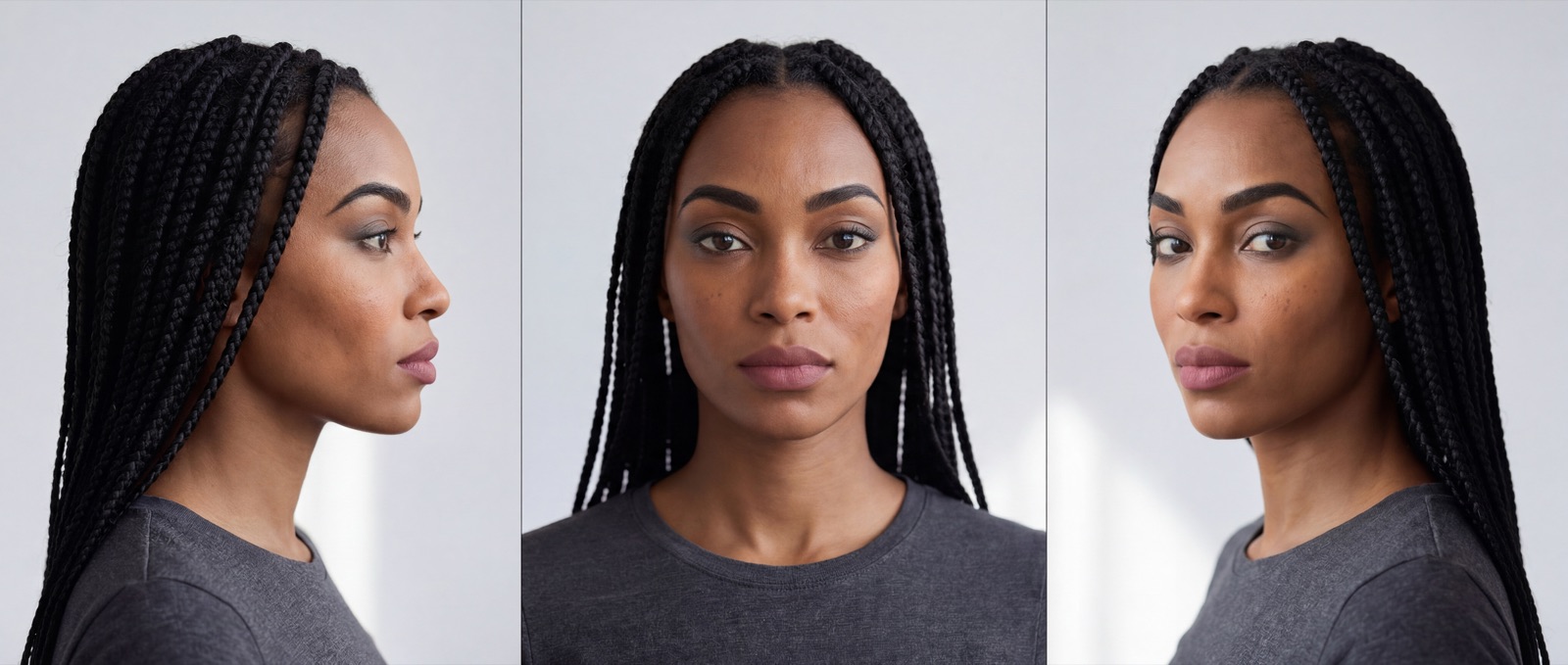 Look 01 · Subtle Eye · Mauve Lip